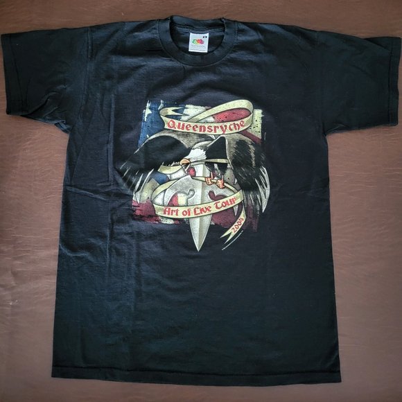 Vintage Queensryche "Art of Live" World Tour 2004 Concert T Shirt Men's Medium - Picture 2 of 6